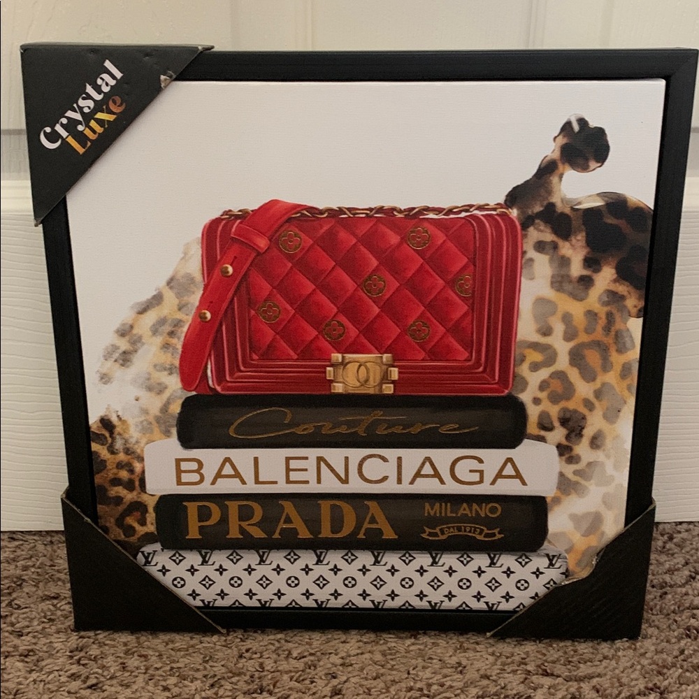 FASHION INSPIRED Clutch Bag Picture with Black Frame
